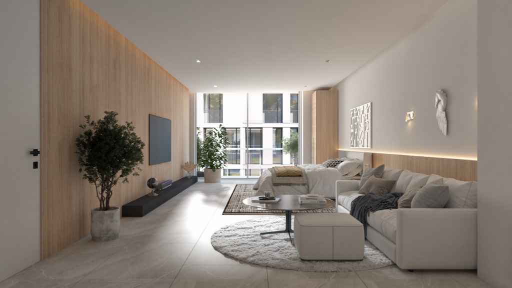 3Bed with staff TypeC-Bedroom 1