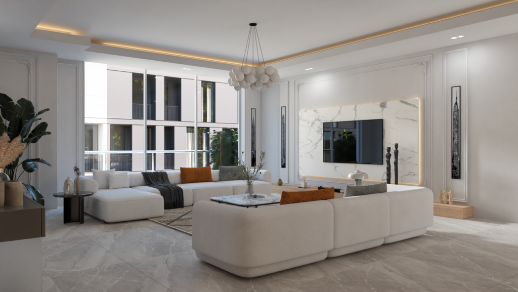 3Bed with staff TypeC-LivingArea